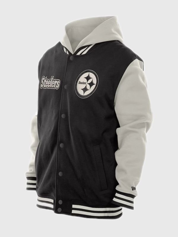 Women’s Pittsburgh Steelers 2026 New Era Hoodie Jacket Women’s Pittsburgh Steelers 2026 New Era Fleece Hooded Jacket