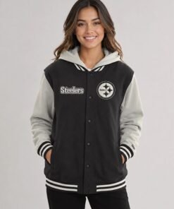 Women’s Pittsburgh Steelers 2026 New Era Hoodie Jacket