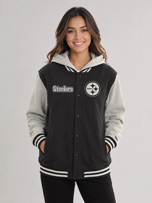 Women’s Pittsburgh Steelers 2026 New Era Hoodie Jacket Women’s Pittsburgh Steelers 2026 New Era Hoodie Jacket