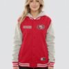 Women’s Tampa Bay Buccaneers 2026 New Era Hoodie Jacket Women’s San Francisco 49ers 2026 New Era Hoodie Jacket