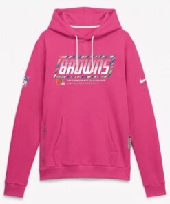 Cleveland Browns Crucial Catch Hoodie 2026 2026 Cleveland Browns Crucial Catch Sideline Pullover Hoodie Pink