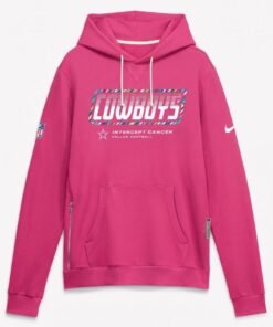 Dallas Cowboys Crucial Catch Hoodie 2026 2026 Cowboys Crucial Catch Sideline Pullover Hoodie Pink