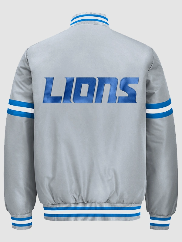 2026 Detroit Lions Starter Courtside Varsity Jacket 2026 Detroit Lions Starter Courtside Full Snap Jacket