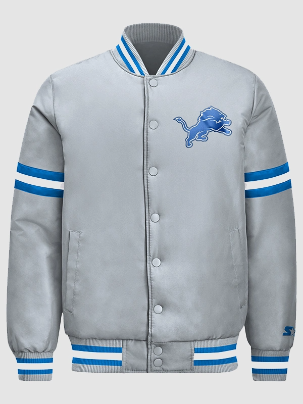 2026 Detroit Lions Starter Courtside Varsity Jacket 2026 Detroit Lions Starter Courtside Varsity Jacket