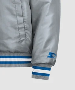 2026 Detroit Lions Starter Courtside Varsity Jacket 2026 Detroit Lions Starter Courtside Yellow Jacket