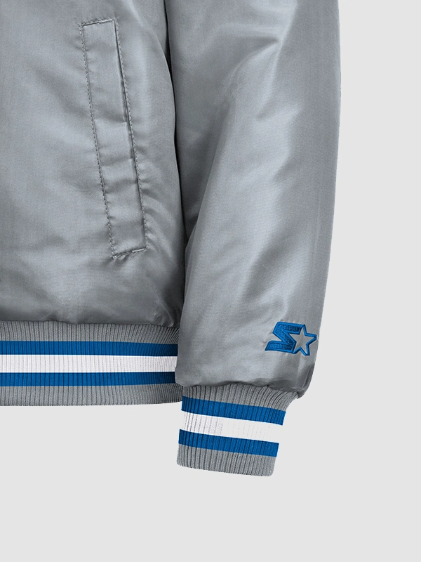 2026 Detroit Lions Starter Courtside Varsity Jacket 2026 Detroit Lions Starter Courtside Yellow Jacket