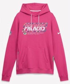 Green Bay Packers Crucial Catch Hoodie 2026 2026 Green Bay Packers Crucial Catch Sideline Pullover Hoodie Pink