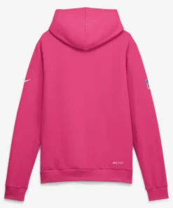 2026 Jacksonville Jaguars Crucial Catch Sideline Pullover Hoodie Pink