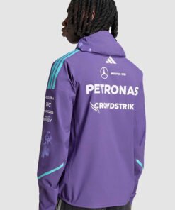 2026 Mercedes AMG F1 Purple Vanda Bloom Unisex Rain Jacket