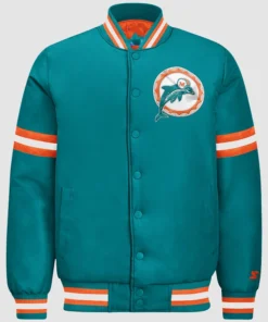 2026 Miami Dolphins Starter Courtside Varsity Jacket