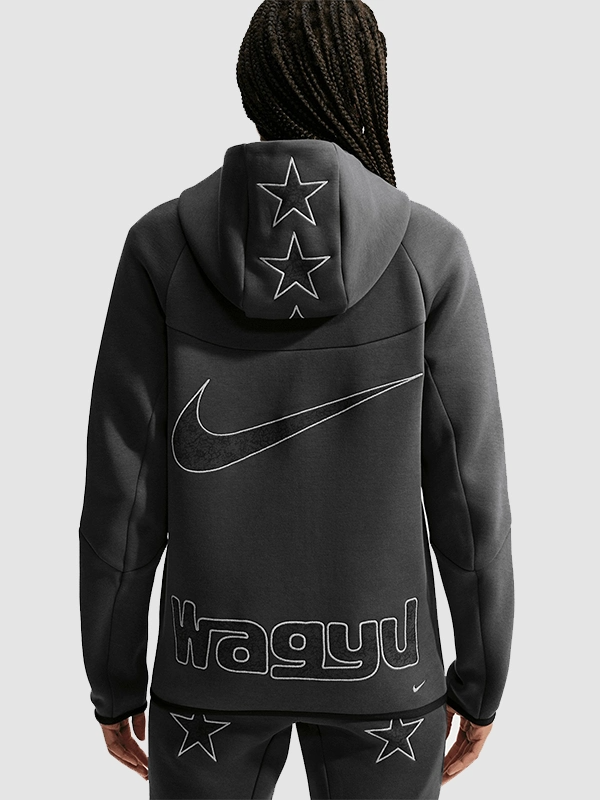 2026 Nike Energy x Wagyu Tech Fleece Hoodie 2026 Nike Energy x Wagyu Tech Grey Hoodie