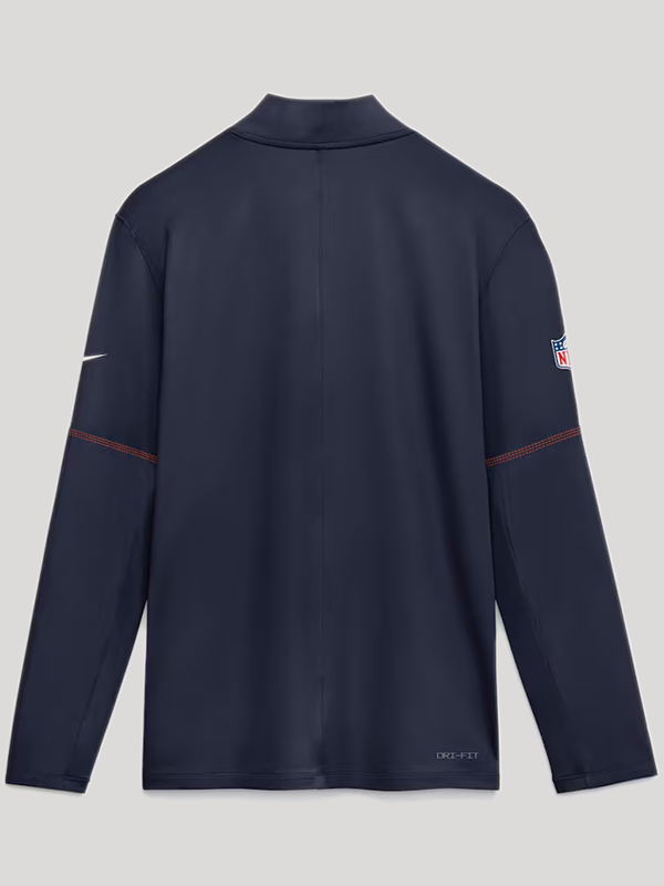 Sean Payton 2026 Denver Broncos Sideline Half-Zip Jacket 2026 Sean Payton Broncos Preseason Sideline Navy Blue Jacket