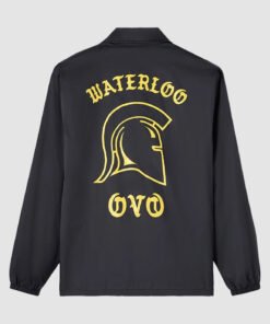2026 University of Waterloo OVO Campus 01 Canadian Collection Black Coaches Jacket