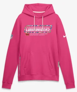 Washington Commanders Crucial Catch Hoodie 2026 2026 Washington Commanders Crucial Catch Sideline Pullover Hoodie Pink