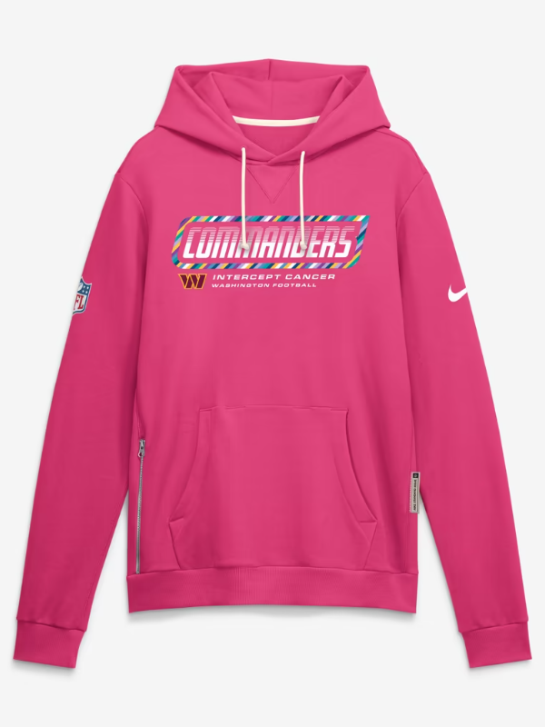 Washington Commanders Crucial Catch Hoodie 2026 2026 Washington Commanders Crucial Catch Sideline Pullover Hoodie Pink