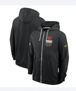 Commander 2026 Sideline Zip-Up Hoodie 2026 Washington Commanders Sideline Zip Up Hoodie Nike