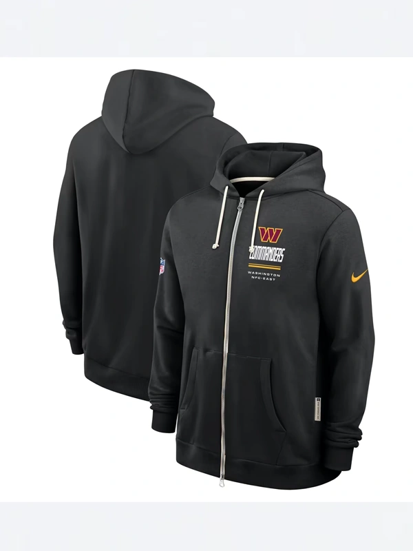 Commander 2026 Sideline Zip-Up Hoodie 2026 Washington Commanders Sideline Zip Up Hoodie Nike