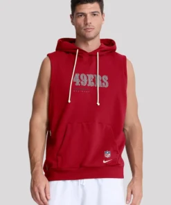 49ers 2026 Sideline Sleeveless Hoodie