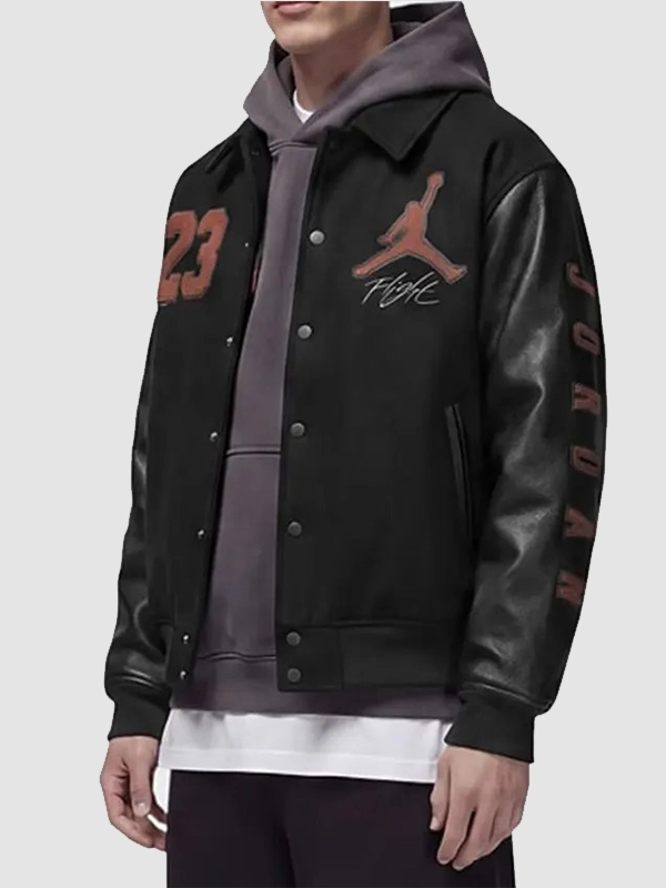 Nike x Jordan London Varsity Jacket Air Jordan London Varsity Jacket Black