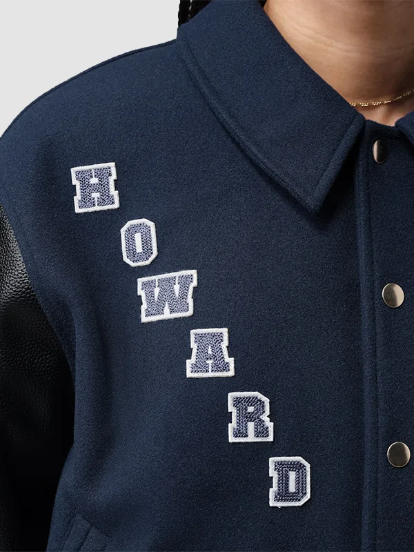 Jordan Flight x Howard University Varsity Jacket Air Jordan x Howard University Lettermen Jacket