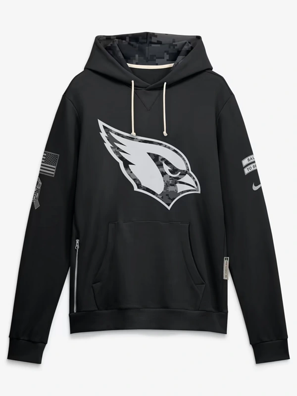 Arizona Cardinals 2026 Salute to Service Sideline Hoodie Arizona Cardinals 2026 Salute to Service Sideline Hoodie