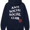 HOMAGE X Starter Bills Pullover Jacket ASSC x Bears Snap Hoodie Navy Blue