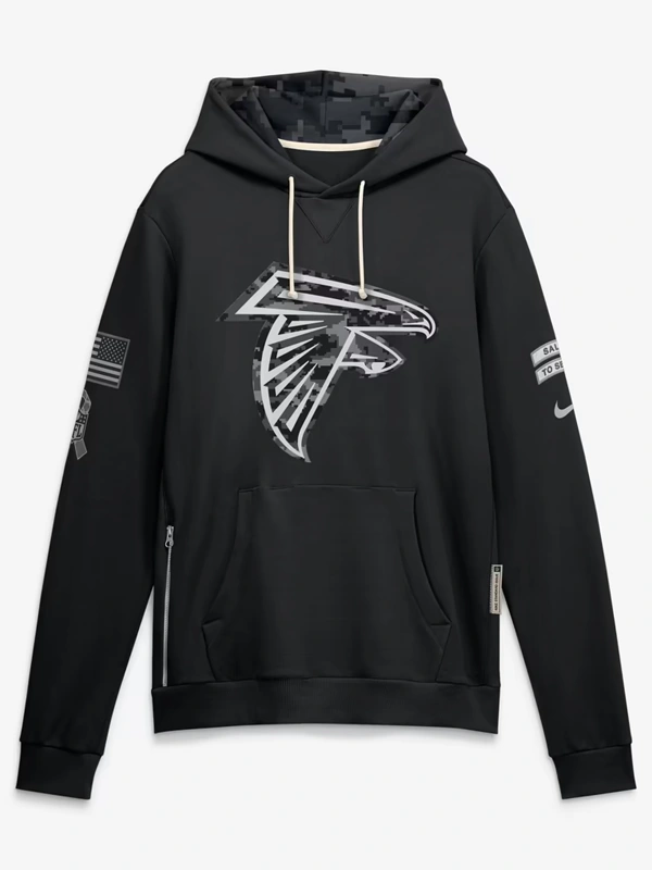 Atlanta Falcons 2026 Salute to Service Sideline Hoodie Atlanta Falcons 2026 Salute to Service Sideline Hoodie