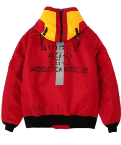 RADIO EVA x AVIREX MA-1 Jacket Avirex x Evangelion Bomber Jacket Red