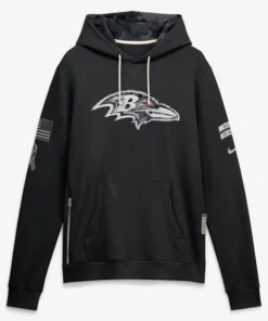 Baltimore Ravens 2026 Salute to Service Sideline Hoodie