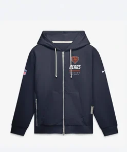 Bears 2026 Sideline Zip-Up Hoodie