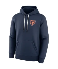 Ben Johnson Chicago Bears Sideline Hoodie Ben Johnson Bears Sideline Navy Blue Hoodie
