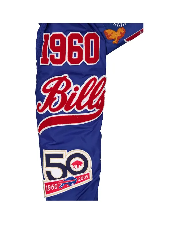 Buffalo Bills New Era x Alpha Industries Royal MA-1 Bomber Jacket Bills Bomber Jacket