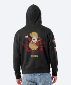 Champion Captain Pete All-Star Hoodie Black Unisex San Francisco 49ers Disney Hoodie