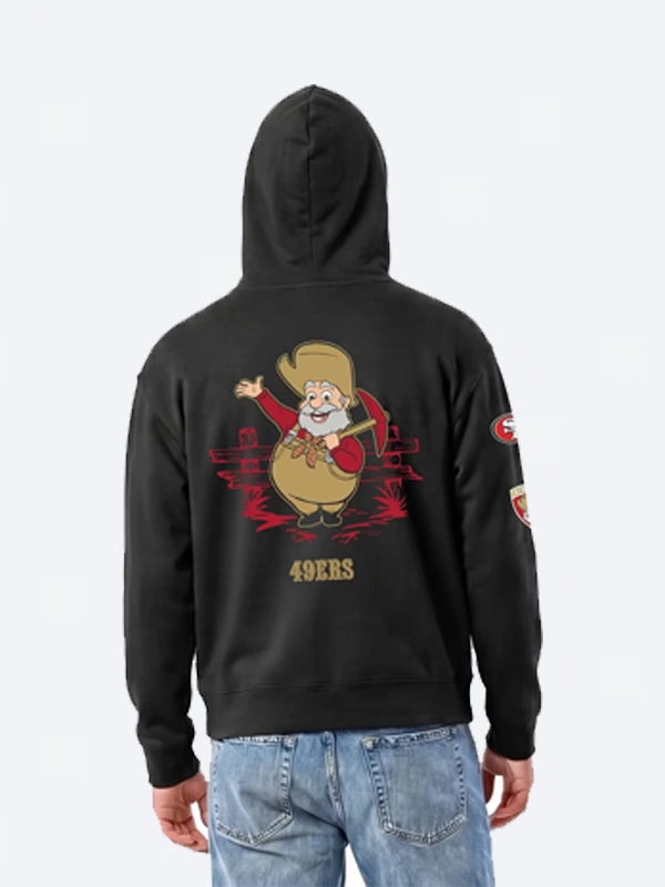 Champion Captain Pete All-Star Hoodie Black Unisex San Francisco 49ers Disney Hoodie