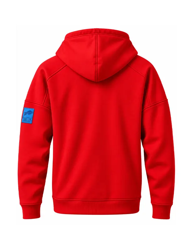 Buffalo Bills x UNRL Hoodie 2026 Buffalo Bills x UNRL Red Fleece Hoodie