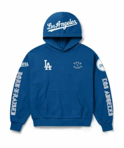 Born x Raised Dodgers Moneyball Hoodie BXR Dodgers Moneyball Blue Hoodie