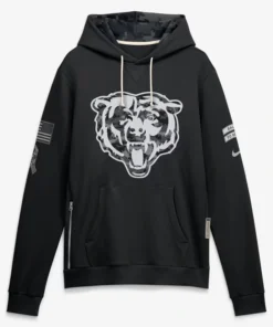 Chicago Bears 2026 Salute to Service Sideline Hoodie