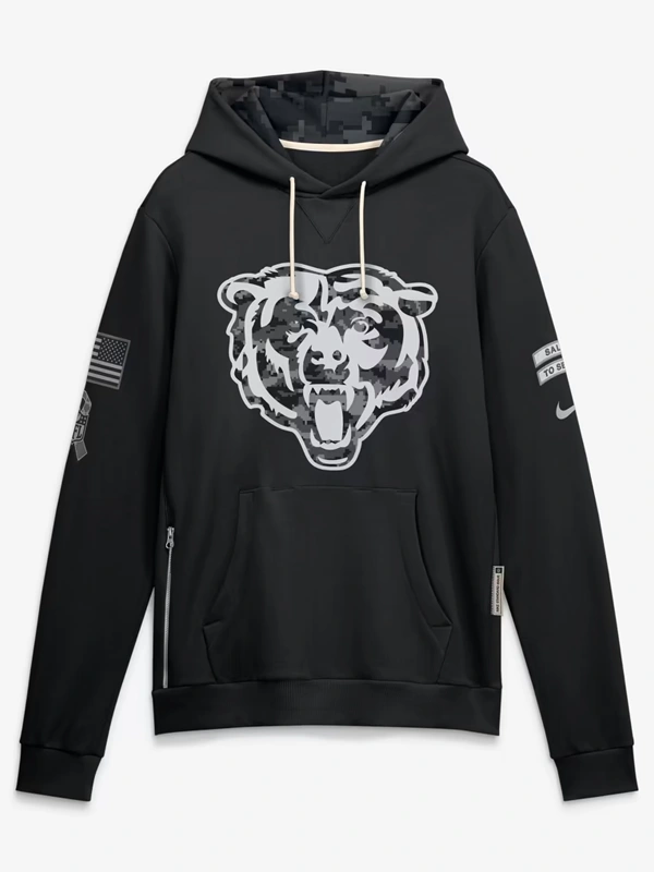 Chicago Bears 2026 Salute to Service Sideline Hoodie Chicago Bears 2026 Salute to Service Sideline Hoodie