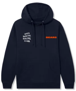 ASSC x Bears Snap Hoodie Chicago Bears AntiSocialSocialClub x NFL Unisex Snap Hoodie