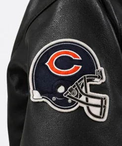 Chicago Bears Vegan Zip Up Jacket Chicago Bears Lightweight Vegan Zip-Up Hooded Jacket