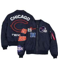 Chicago Bears New Era x Alpha Industries MA-1 Bomber Jacket