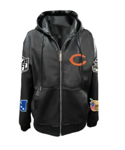 Chicago Bears Vegan Zip Up Jacket
