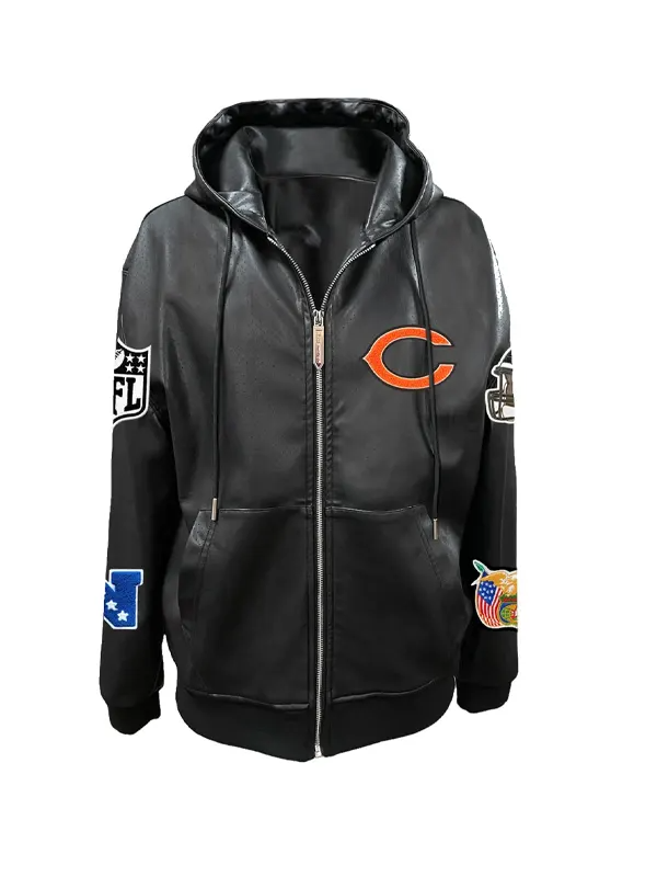 Chicago Bears Vegan Zip Up Jacket Chicago Bears Vegan Zip Up Jacket
