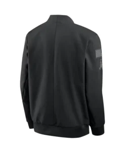 Chiefs 2026 Salute to Service Black Bomber Jacket