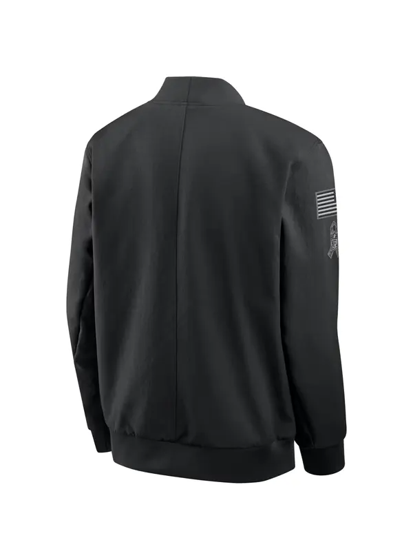 Kansas City Chiefs 2026 Salute to Service Bomber Jacket Chiefs 2026 Salute to Service Black Bomber Jacket