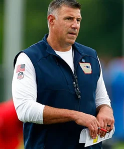 Coach Mike Vrabel 2026 Patriots Vest