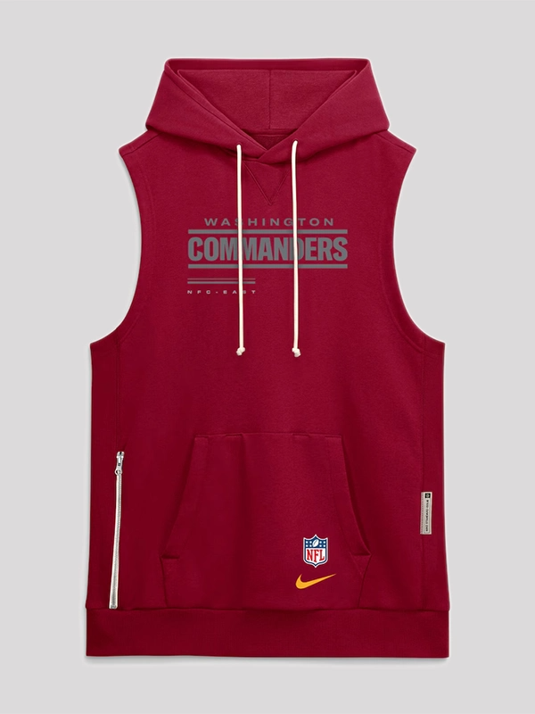 Commanders Sideline Sleeveless Hoodie Commanders Sideline Sleeveless Hoodie