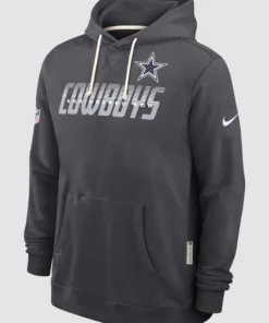Dallas Cowboys Sideline Standard Issue Nike Dri FIT Pullover Hoodie