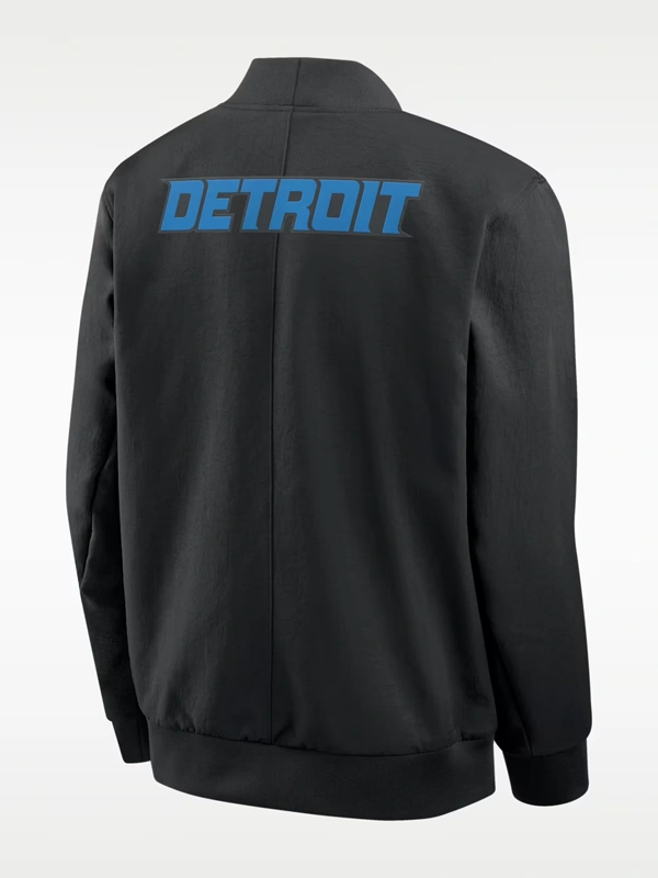 Detroit Lions 2026 Nike Rivalries Sideline Jacket Detroit Lions 2026 Nike Rivalries Sideline Full Zip Black Jacket