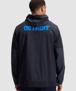 Detroit Lions 2026 Nike Sideline Black Rivalries Half Zip Jacket